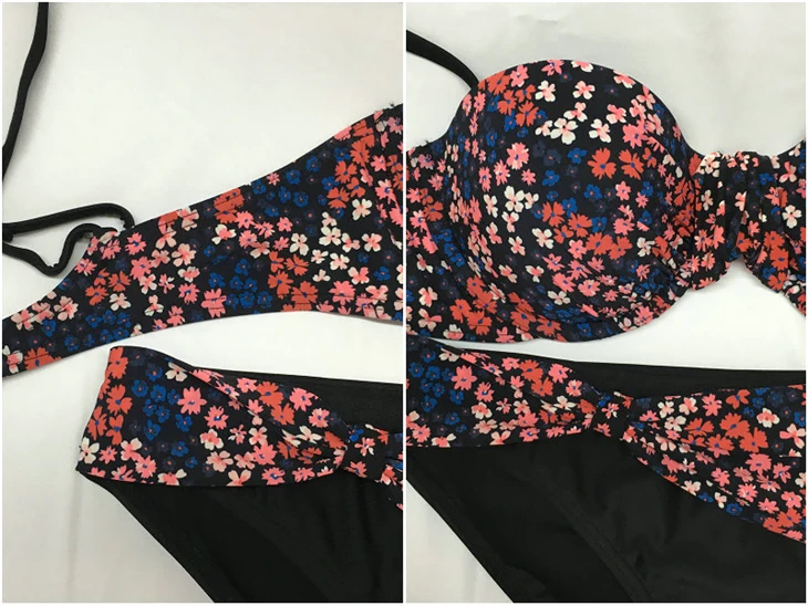 Ditsy Floral Twist Waist Bikini Set best