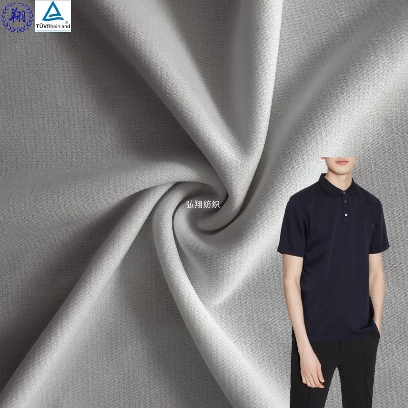 Ffabrig Gweu Polyester Gweadog